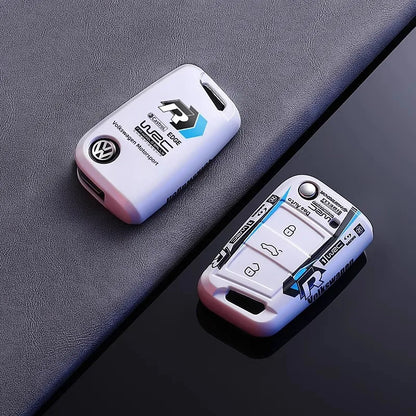 Folding key case for VW – Robust protection with a sporty motorsport design