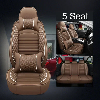 Universal Full Coverage Leather Car Seat Cover for Chrysler – Premium Interior Protection for 300C, 200, Grand Voyager & Pacifica
