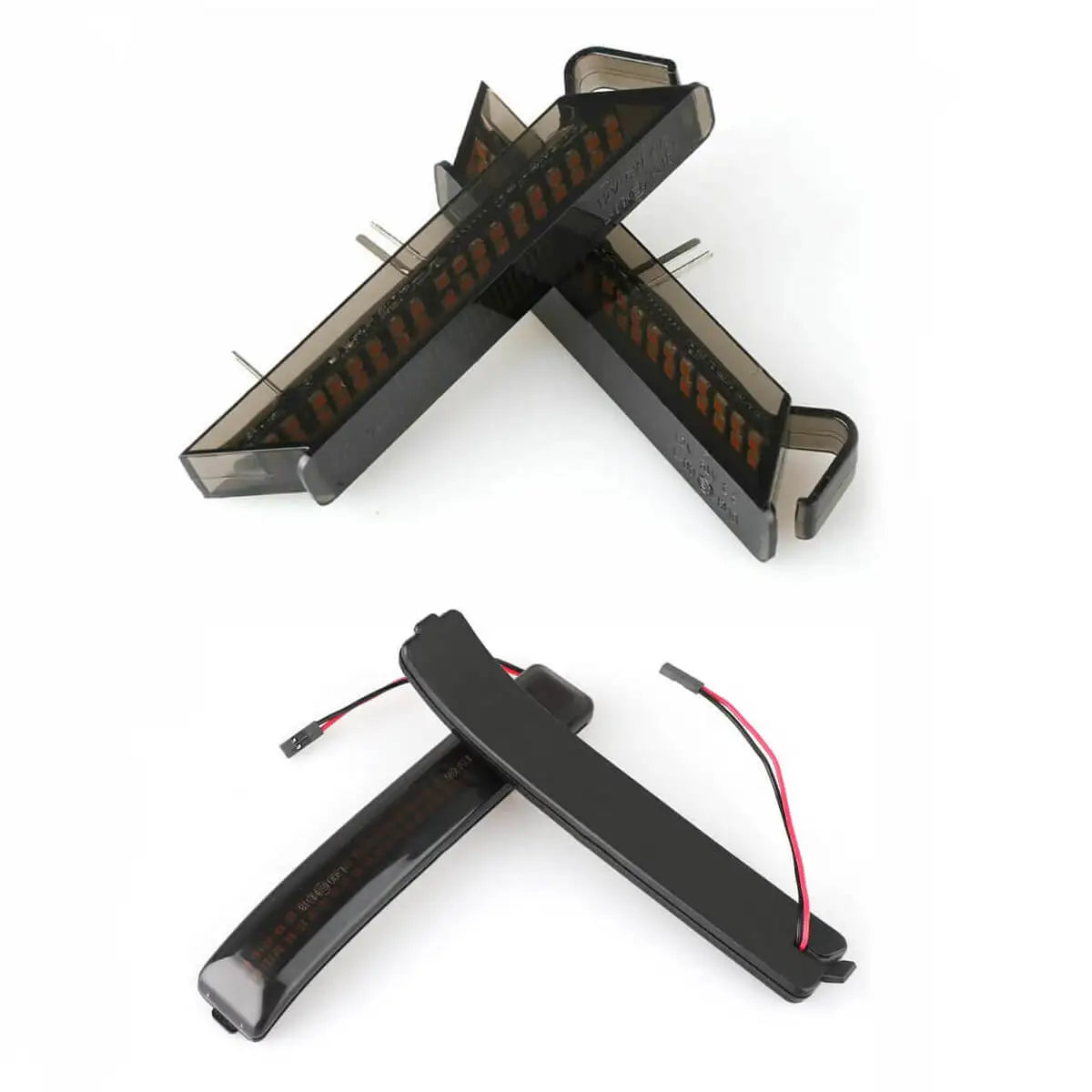 Sequential LED side mirror turn signal lights for Ford F-150 and Raptor (2009–2014) with plug-and-play installation and OEM-style replacement.