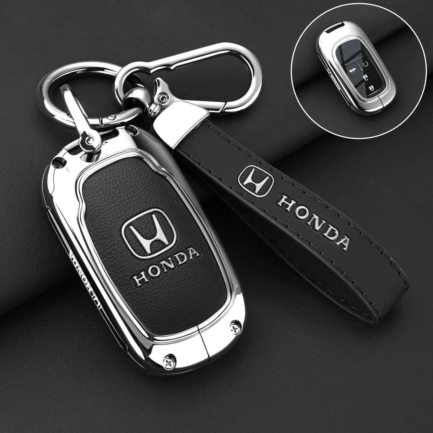 Zinc alloy key case for Honda – Stylish protection for your car key
