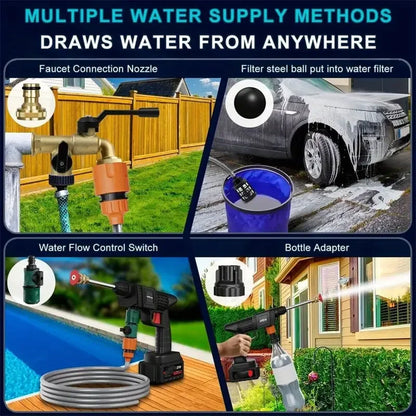 Cordless high-pressure cleaner – powerful cleaning for car, garden and home