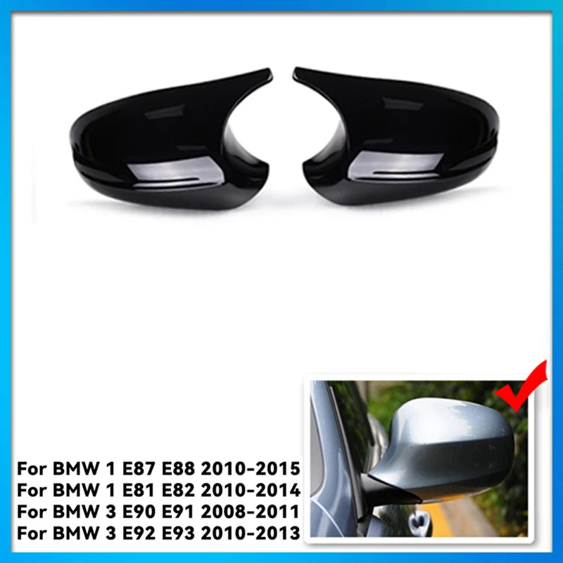 M3 Style Carbon Fiber Mirror Caps for BMW 1 & 3 Series