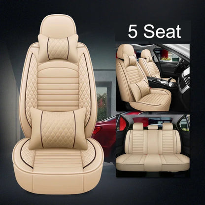 Universal Full Coverage Leather Car Seat Cover for Chrysler – Premium Interior Protection for 300C, 200, Grand Voyager & Pacifica
