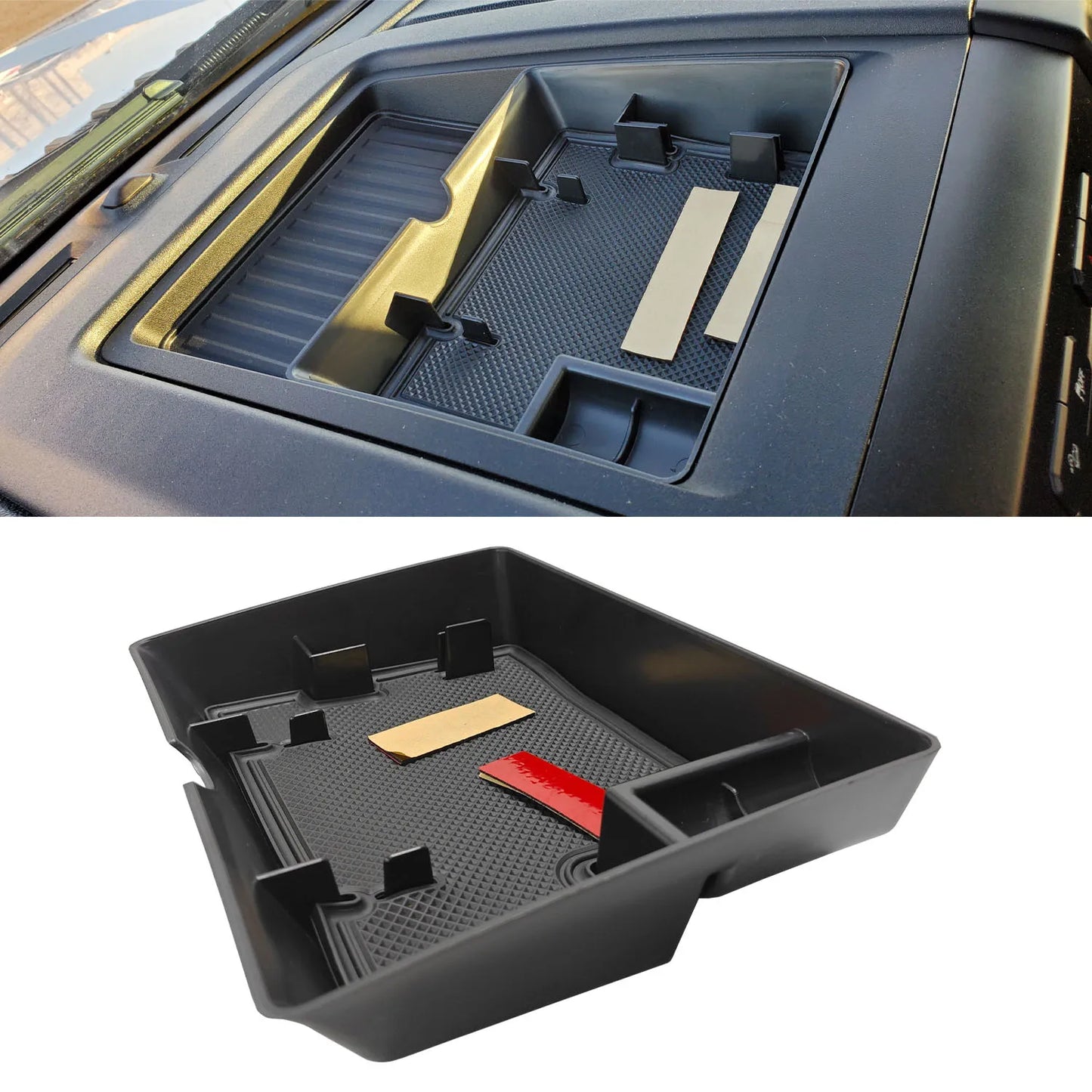 Dashboard Storage Organizer Tray for Ford F-150 & Super Duty (2015–2022)