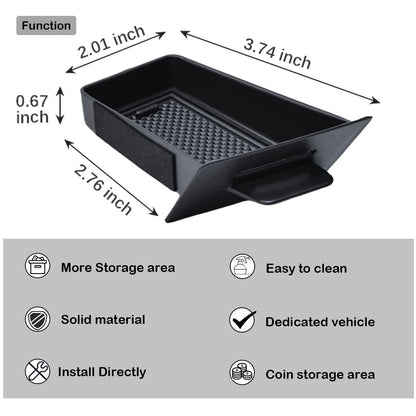 Hidden Center Console Drawer Organizer for Ford F-150 (2015–2020)