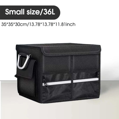 Portable Foldable Car Trunk Organizer – Waterproof Oxford Storage Box up to 92L