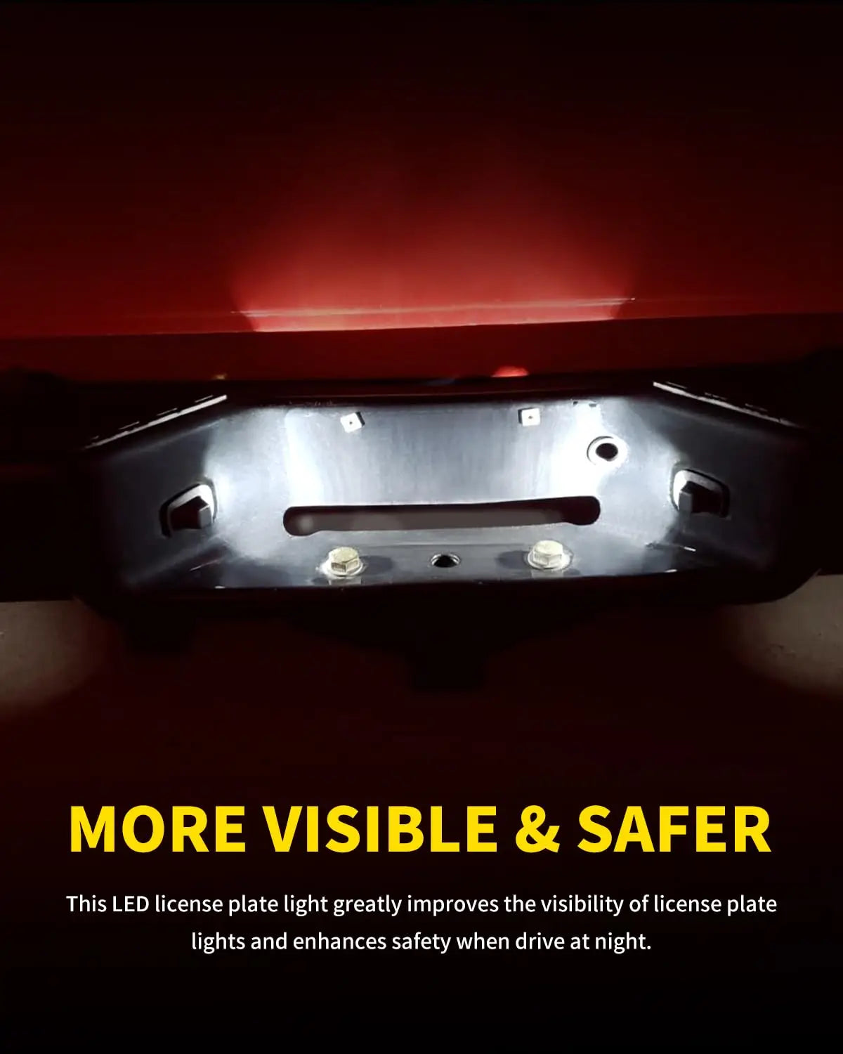 LED License Plate Lights for Chevy GMC Silverado Sierra Tahoe Yukon and More