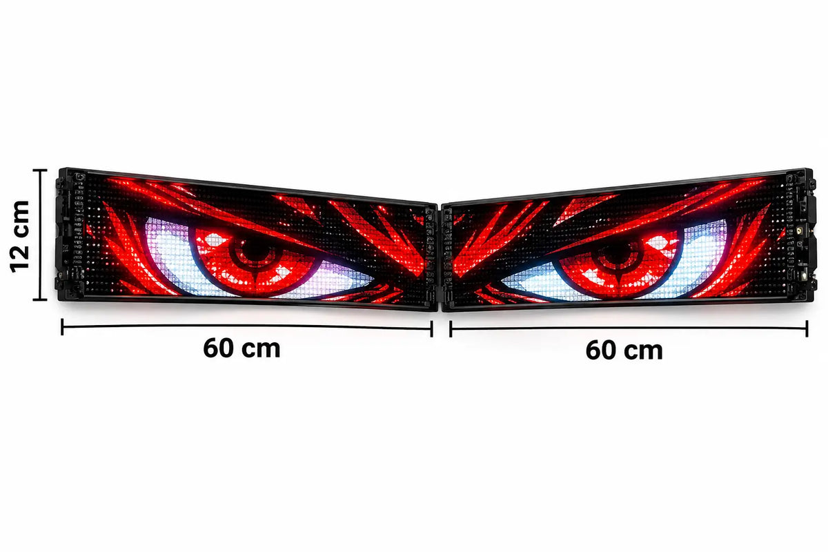 AUTOVEREDLER Eyes™ | Écran LED animé pour voiture +600 LED (12V/24V)