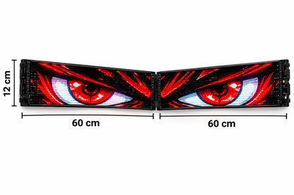 AUTOVEREDLER Eyes™ | Écran LED animé pour voiture +600 LED (12V/24V)