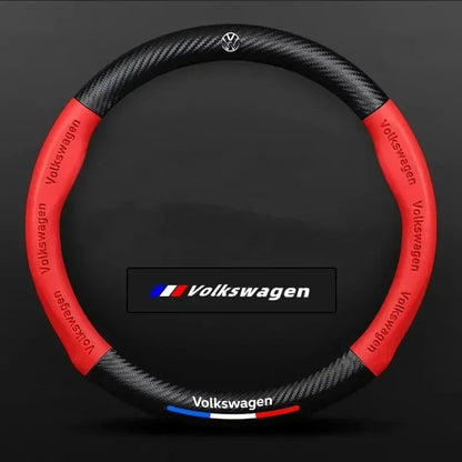 Steering wheel cover for VW – Suitable for Golf MK8, Tiguan, T-Roc, Polo, Passat and many more.