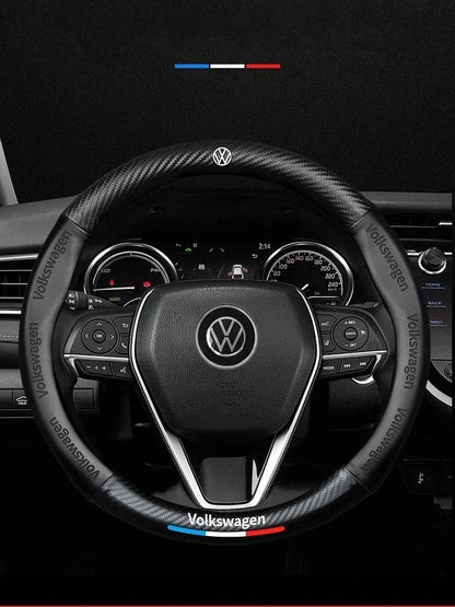 Steering wheel cover for VW – Suitable for Golf MK8, Tiguan, T-Roc, Polo, Passat and many more.