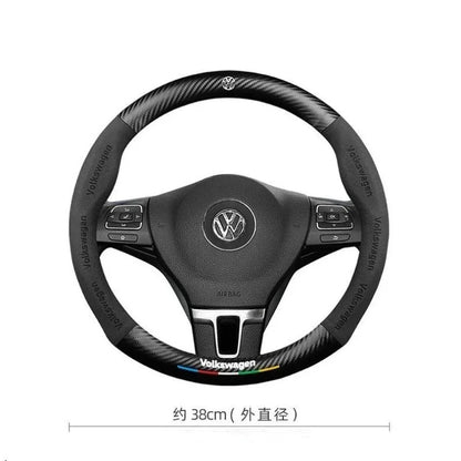 Steering wheel cover for VW – Suitable for Golf MK8, Tiguan, T-Roc, Polo, Passat and many more.