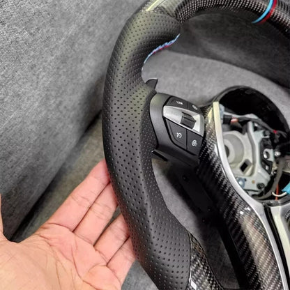Carbon sports steering wheel for BMW M3 M4 F30 F32 – racing upgrade for the cockpit