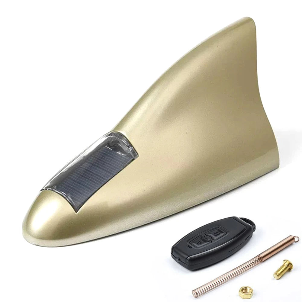 Antena LED SharkBoost™ – Solarny Inteligentny Alarm Hamowania i Automatyczne Światło Nocne do Każdego Pojazdu