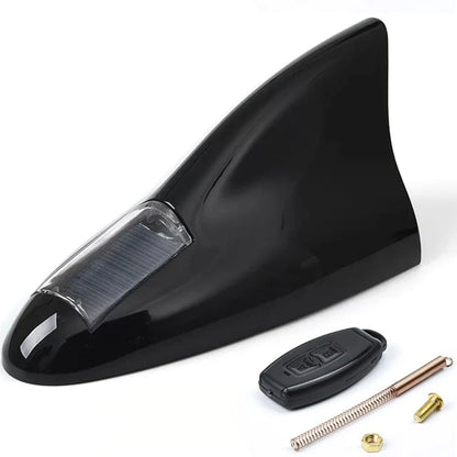 Antena LED SharkBoost™ – Solarny Inteligentny Alarm Hamowania i Automatyczne Światło Nocne do Każdego Pojazdu