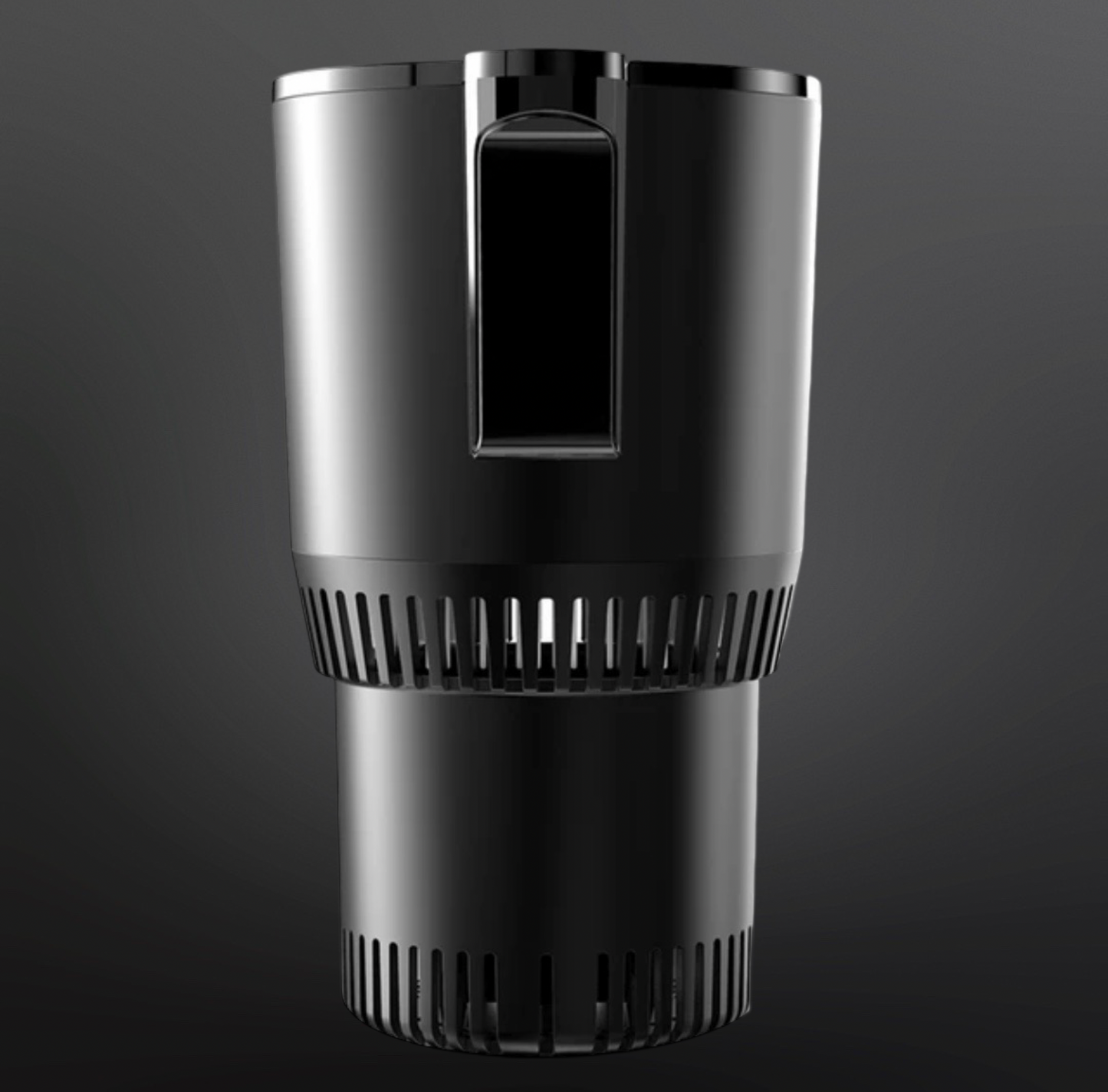 Thermal car cup holder with temperature control