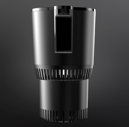 Thermal car cup holder with temperature control