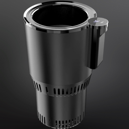 Thermal car cup holder with temperature control