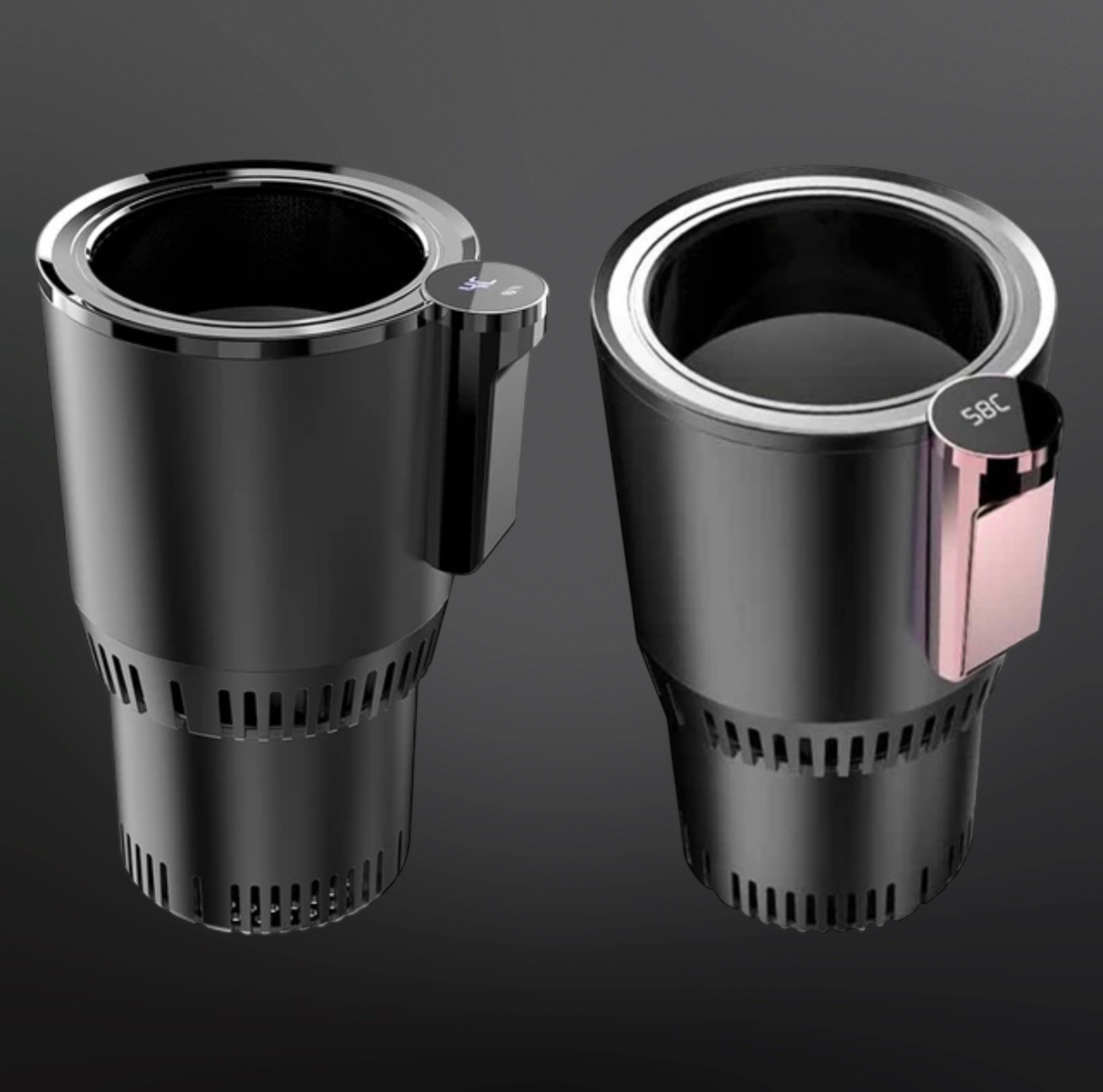 Heated Car Cup Holder – Temperature Control Drink Holder