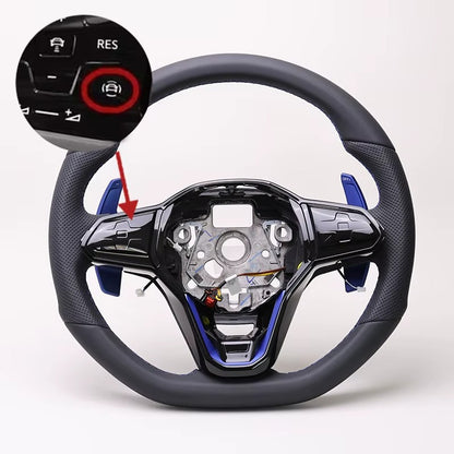 Steering wheel for VW Golf 8 GTI MK8 with touch buttons &amp; shift paddles – Model R